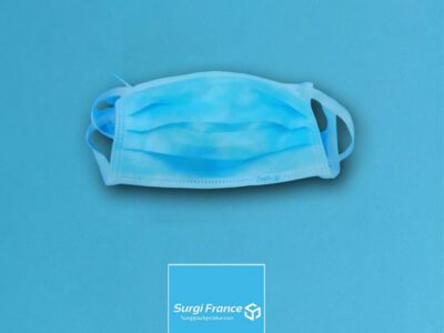 REF - S/402   <br> MASQUE CHIRURGICAL – BOITE DE 200 PIÈCES