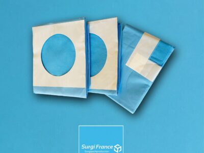 CHAMP TROUES ET U ADHESIFS – QUALITE BIFLEX  ( 2 Couches imperméable et cellulose )